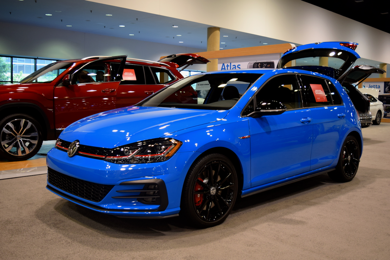 I adore this shade of blue on this GTI.